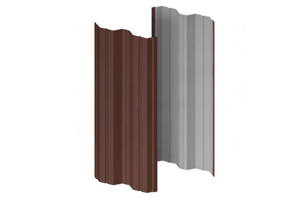 Штакетник металлический МП М-111-Т 0.4мм прямой Штакетник металлический МП М-111-Т 0.4мм прямой